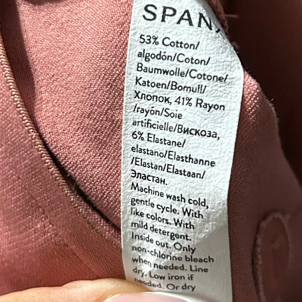 SPANX Polished Ankle Slim Terracotta Pants Career Stretch Pant Legging Size Xl - Picture 6 of 6